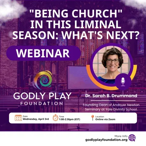 "Being Church" In This Liminal Season: What's Next Webinar Promotional Image